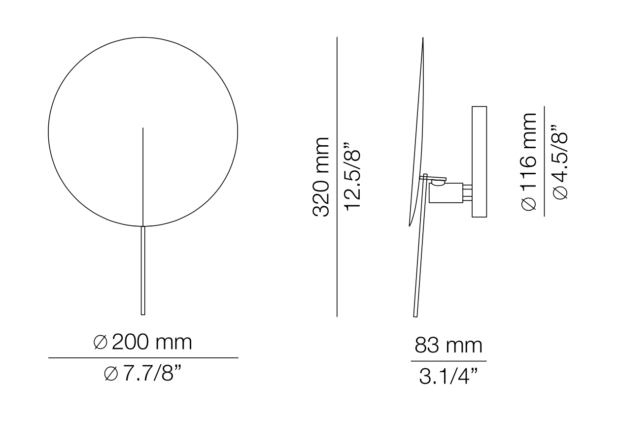 Obs Wall Light, Adjustable, Gold, LED, Triac
