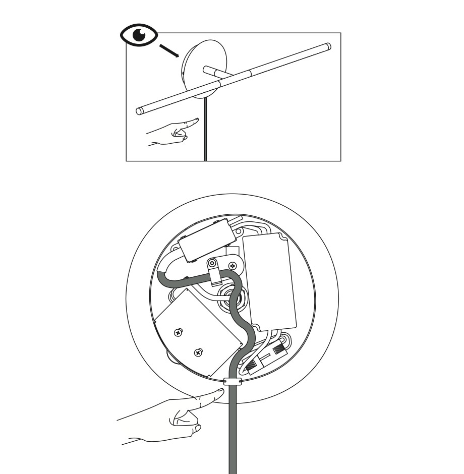 Omni Adjustable Linear Reading Wall Light, Brass, LED, Thumbswitch Dim