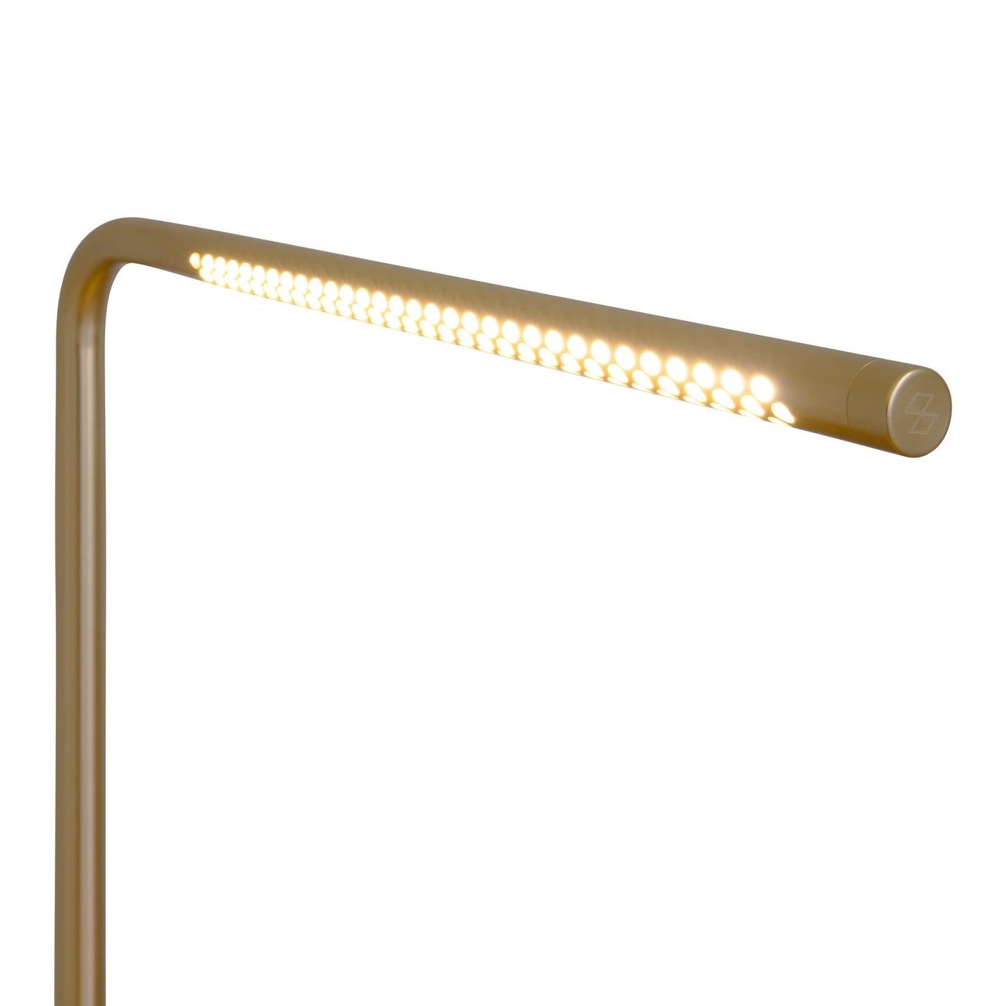 Omni Adjustable Reading Table Lamp, Brass, LED, Thumbswitch Dim