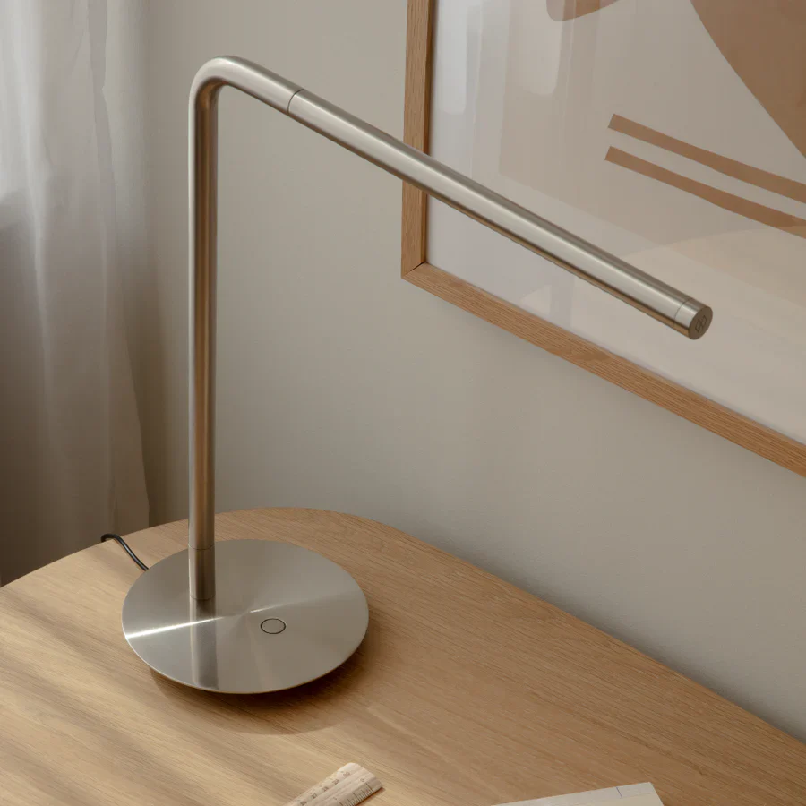 Omni Adjustable Reading Table Lamp, Steel, LED, Thumbswitch Dim