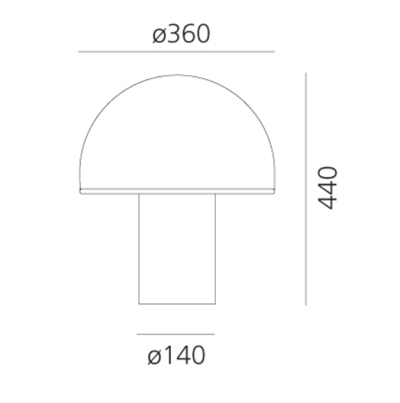 Onfale Table Lamp, IP20