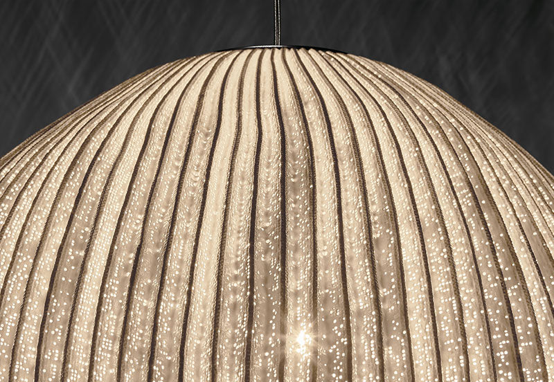 Onn Pendant, 27 cm ø, Steel Mesh, E27, Triac Dim, IP20