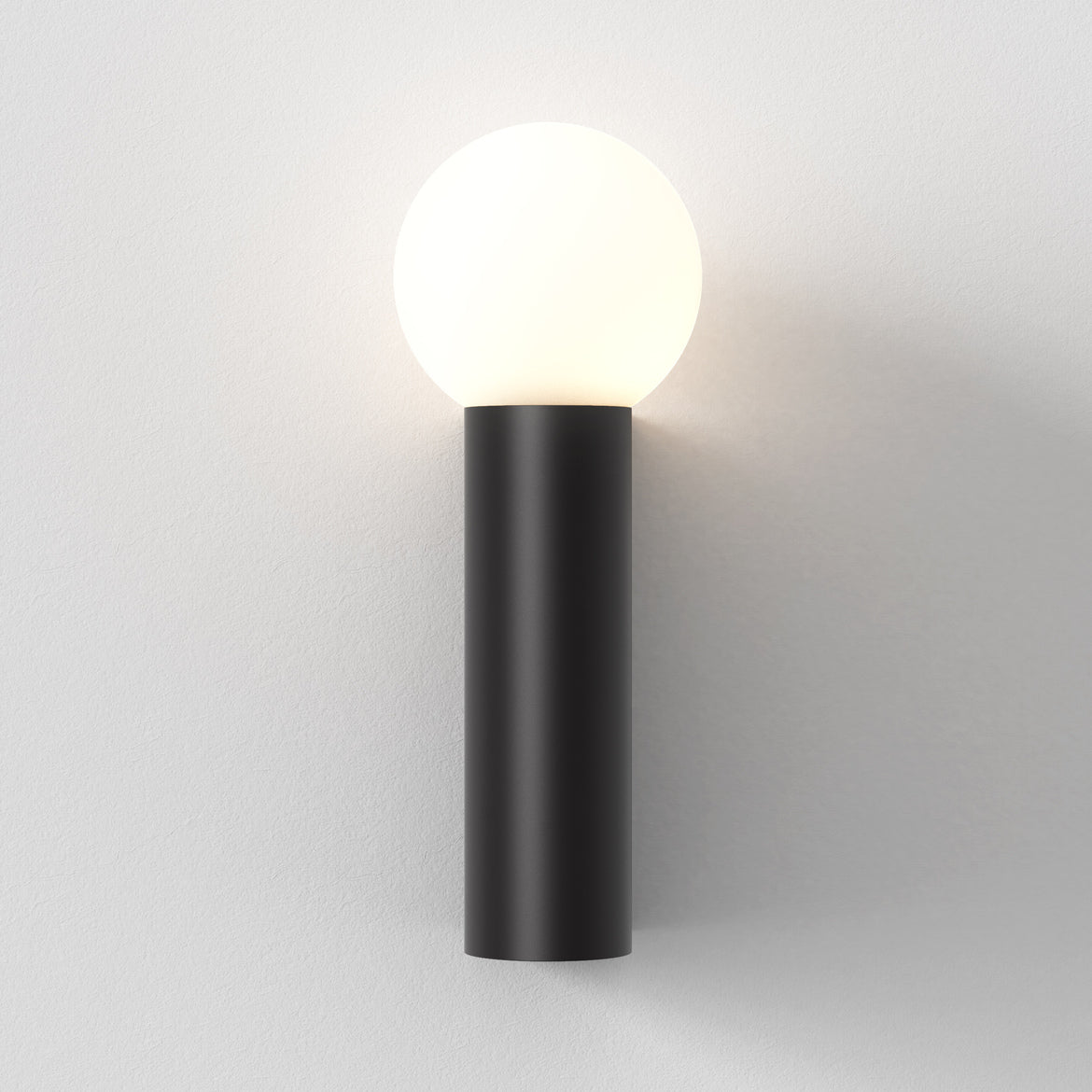 Ortona Wall Light, Single, Black, G9, IP44