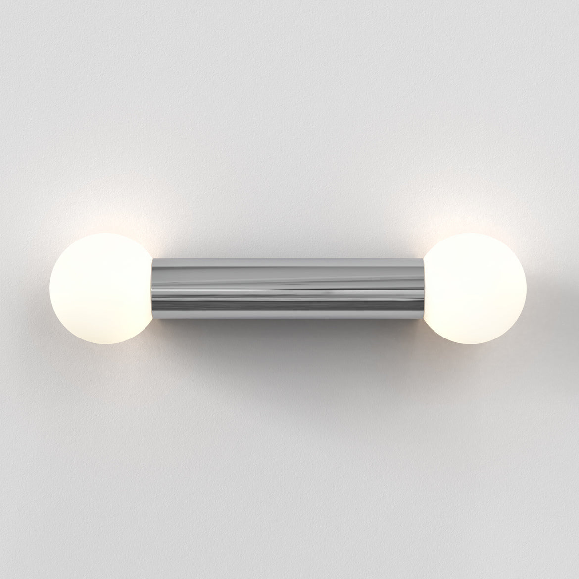 Ortona Wall Light, Double, Chrome, G9, IP44