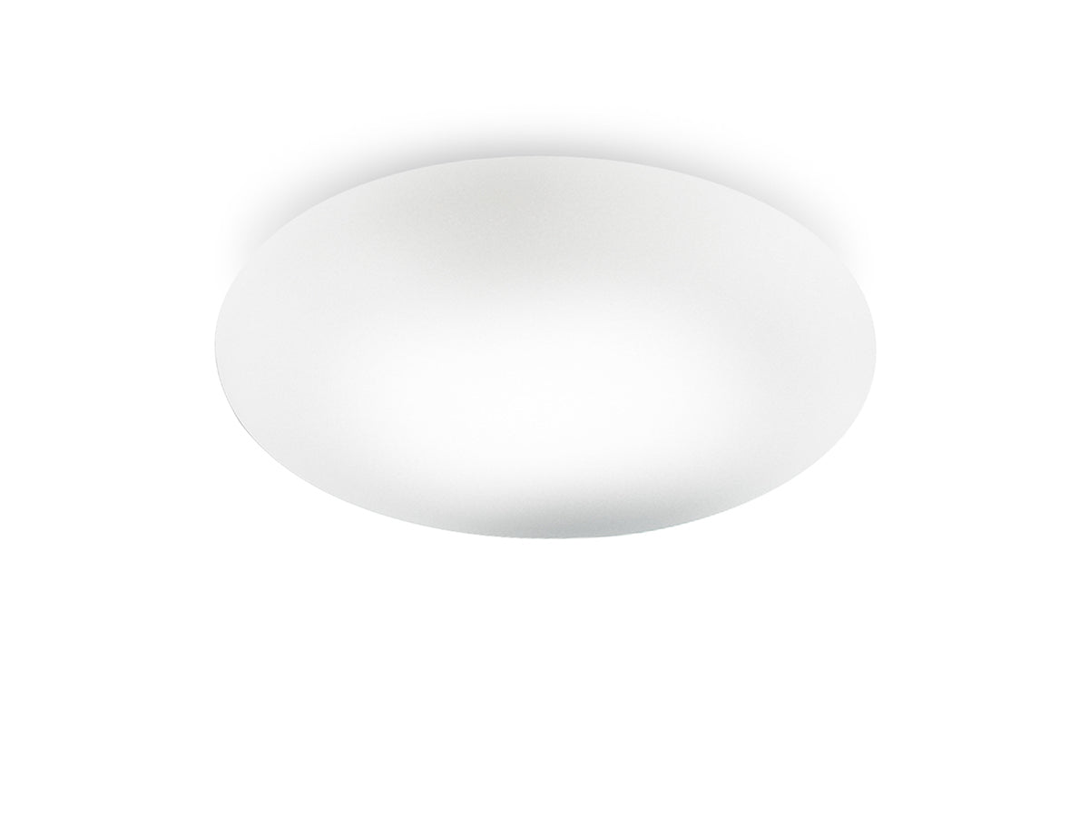 Disco Ceiling or Wall, White Glass, E27, IP20