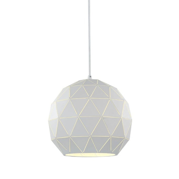 Tangent Pendant, Round, White, E27, IP20