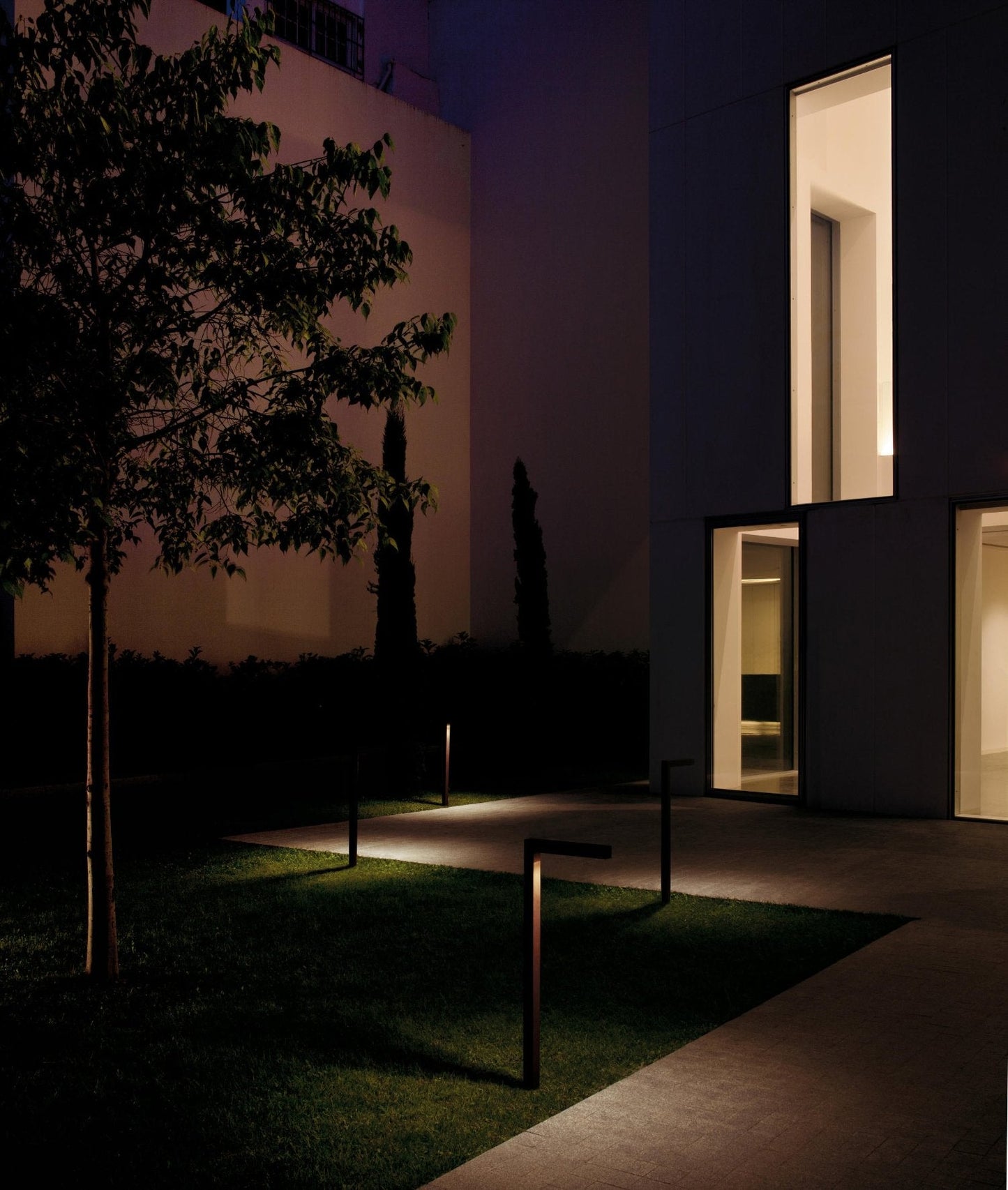 Palo Alto Floor, 1 Light, 280 cm, Brown, LED, 15W, On/Off, IP65