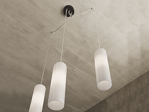 Emma, Olivia, Clio Pendants, White Glass, Component, E27, IP20