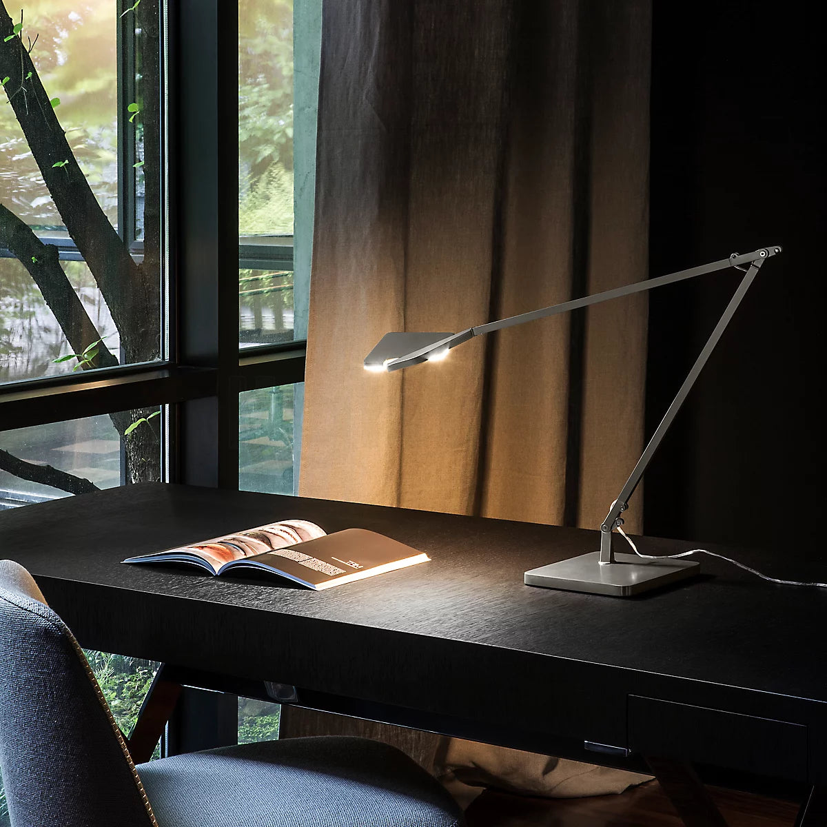 Jackie Reading Desk Lamp, LED, Step Dim, IP40