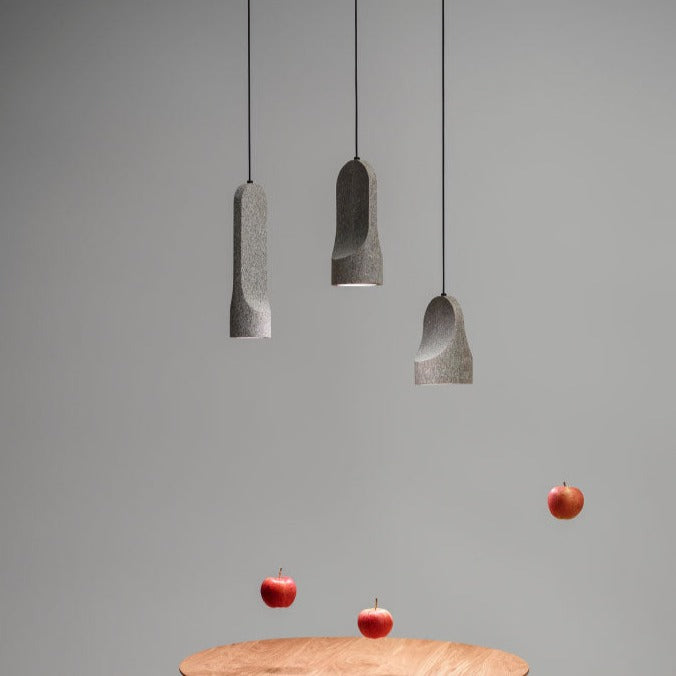 Parga Pendant, Short, 18 cm H, Granite, LED, 8W, Phase Cut Dim, IP20