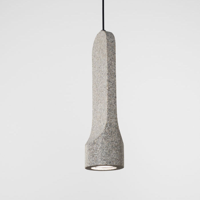 Parga Pendant, Tall, 30 cm H, Granite, LED, 8W, Phase Cut Dim, IP20