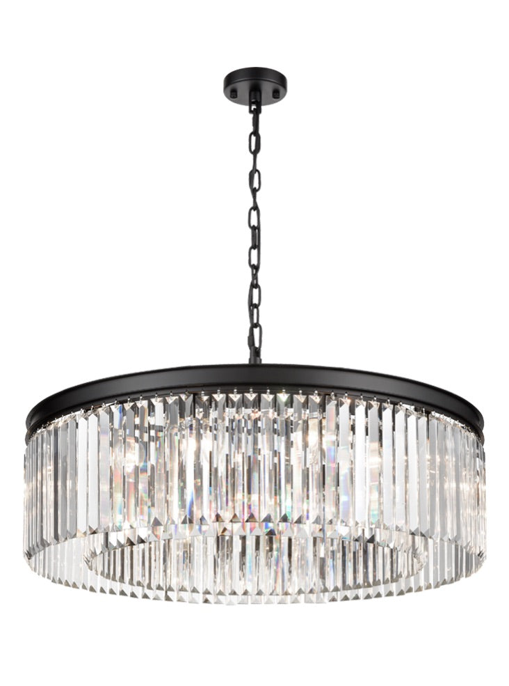 Perdita Pendant, Drum, Black, E14, IP20