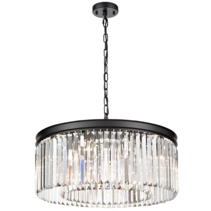 Perdita Pendant, Drum, Black, E14, IP20