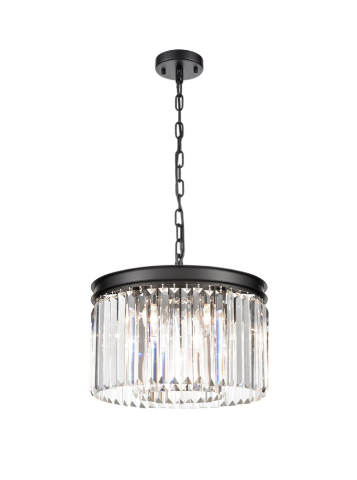 Perdita Pendant, Drum, Black, E14, IP20