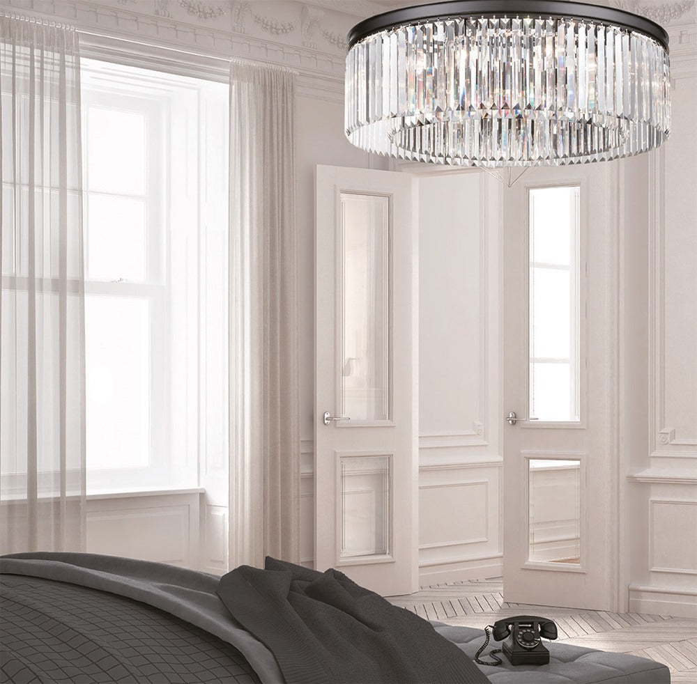 Perdita Pendant, Drum, Brushed Brass, E14, IP20