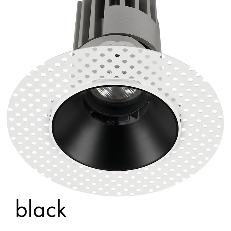 Performance Downlight, XS, Trimless, Round, Adjustable, Black, 11W, LED, Dim, IP40