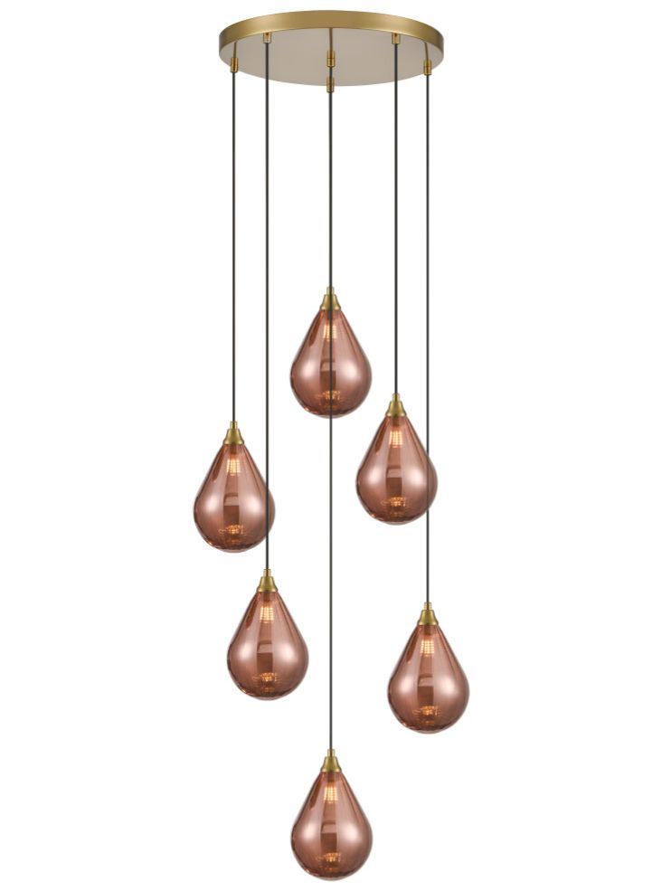 Perry Pendant, Cluster, G9, IP20