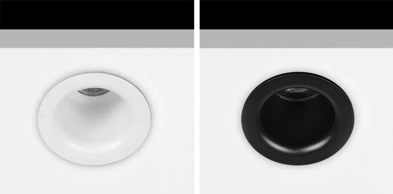 Piccolo 35 mm Downlight, Black, 1.5W, 120 Lumens, 2700K, LED, Dim, IP20