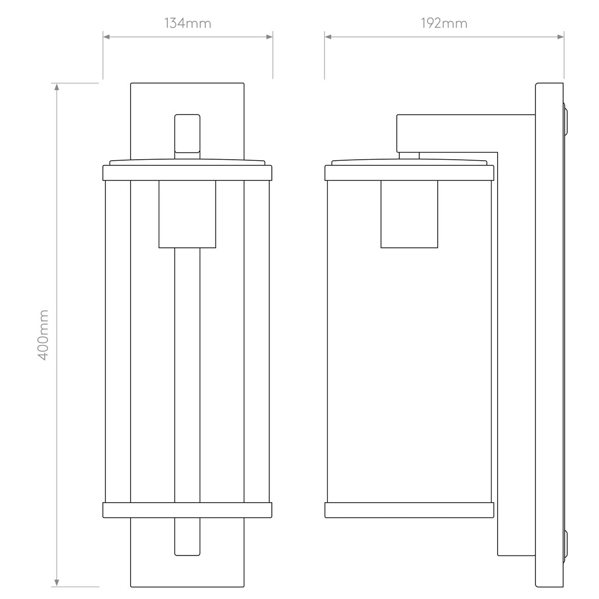 Pimlico Wall Light, E27, IP23