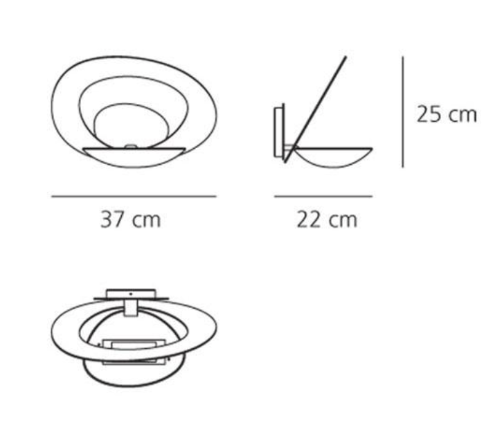 Pirce Wall, White, R7s, Triac Dim, IP20