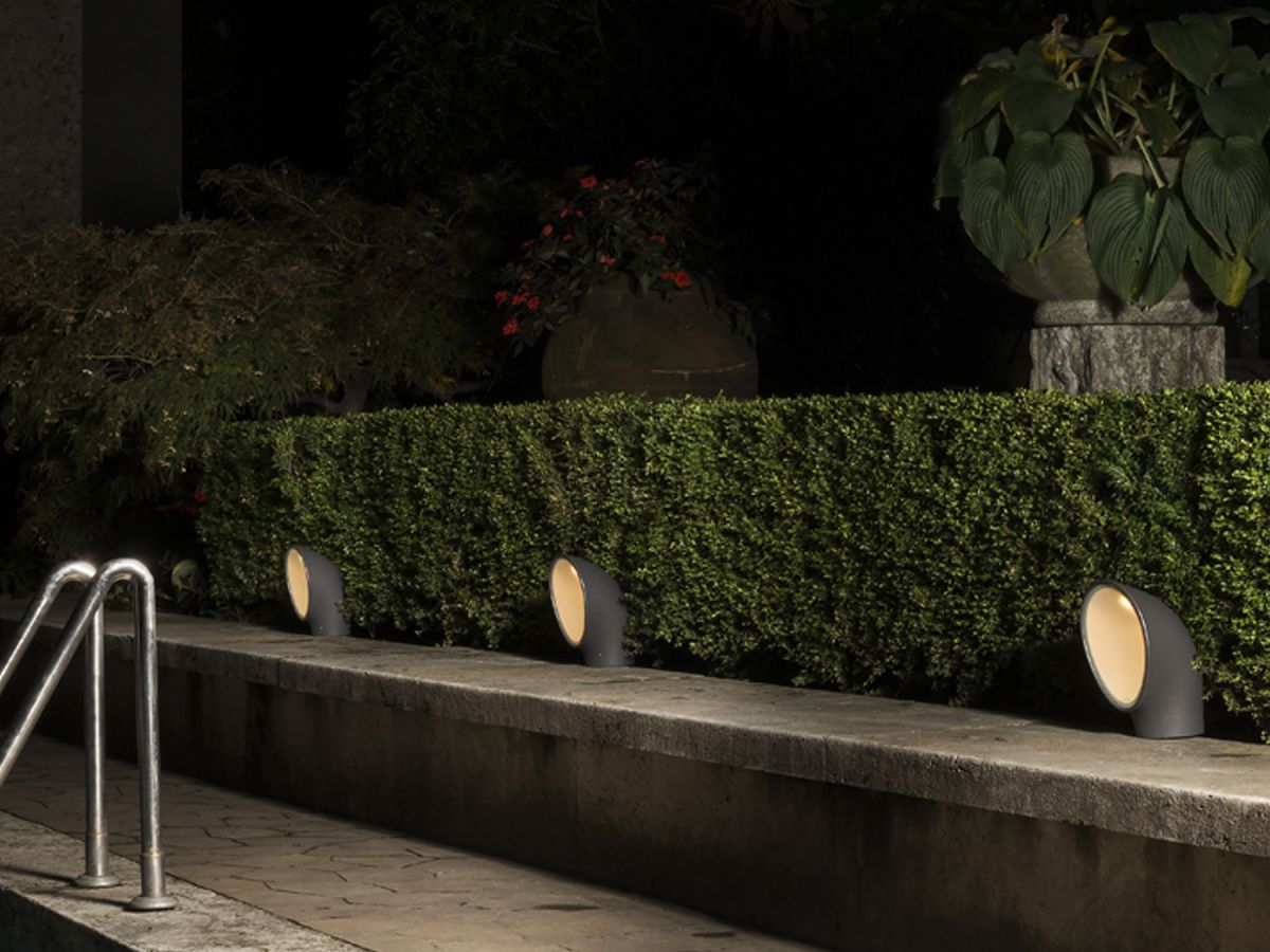 Piroscafo Bollard, Grey, LED, On/Off, IP65