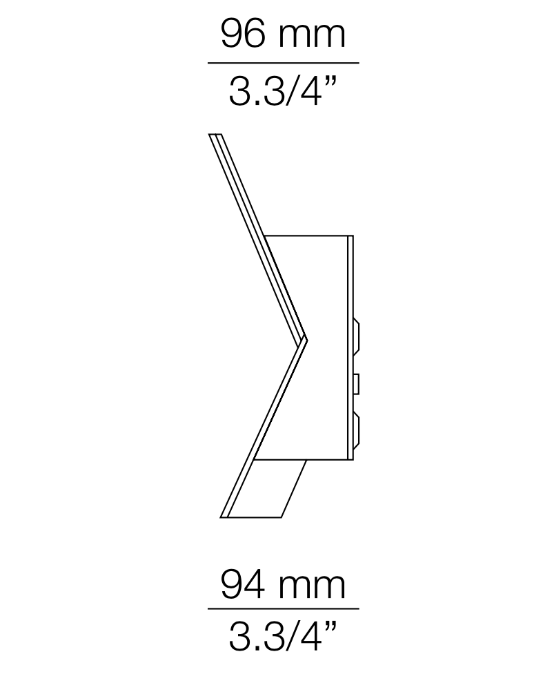 Piu Wall Light, LED, Triac