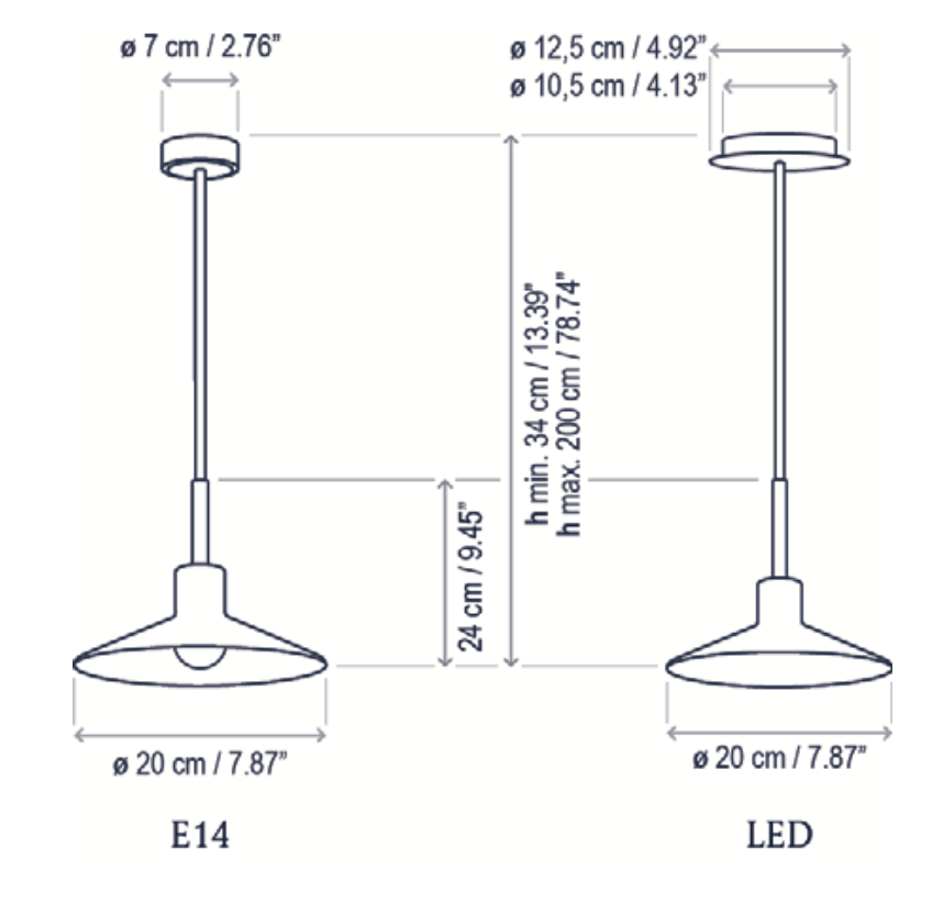 Platet Pendant, Terracotta, Surface, LED, 4.2W, Triac Dim, IP20