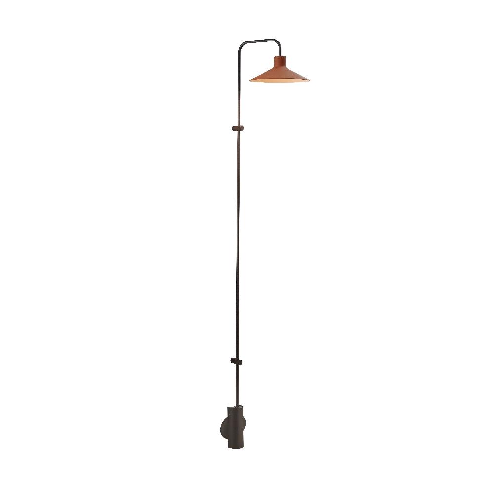 Platet Wall, Long Arm, Terracotta, LED, 4.2W, Triac Dim, IP20