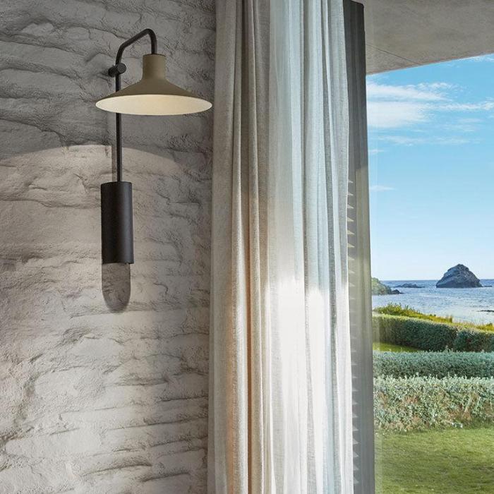 Platet Wall, Long Arm, Terracotta, LED, 4.2W, Foot Dimmer, Plug In, IP20