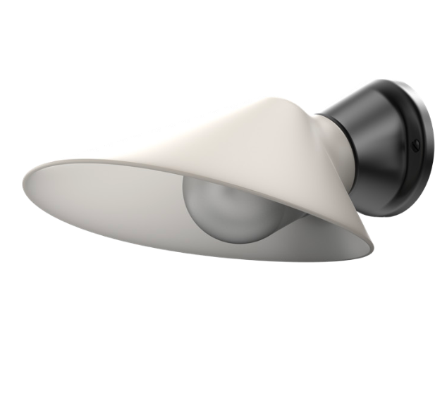 DCW Editions Plume wall light with IP44 bulb cover