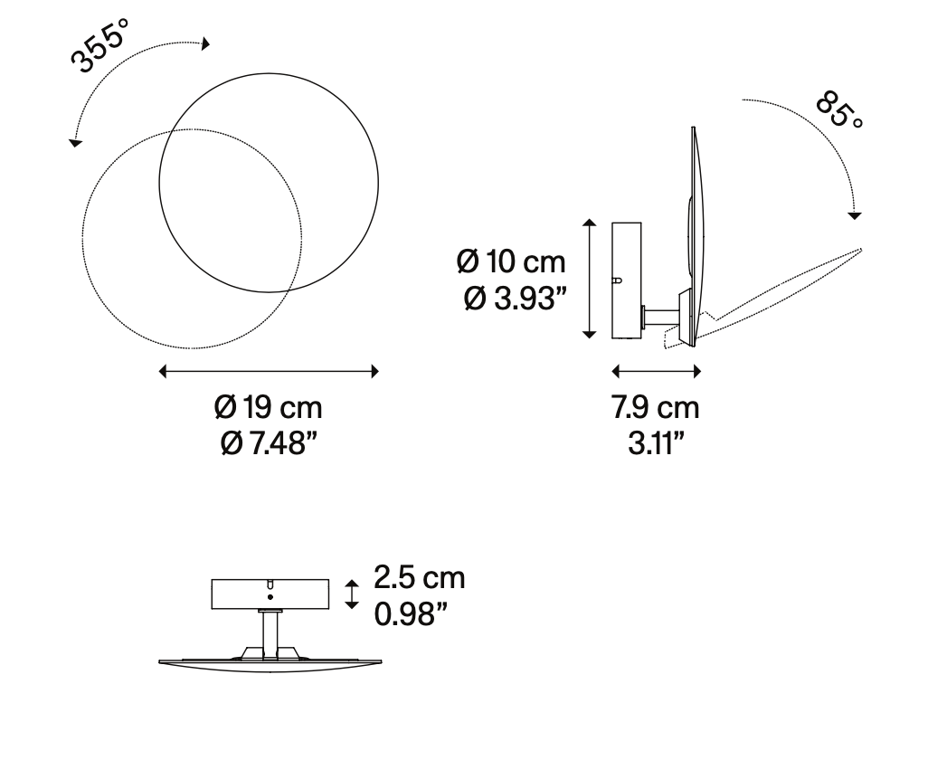 Puzzle-wall-light-IP65-line-drawing