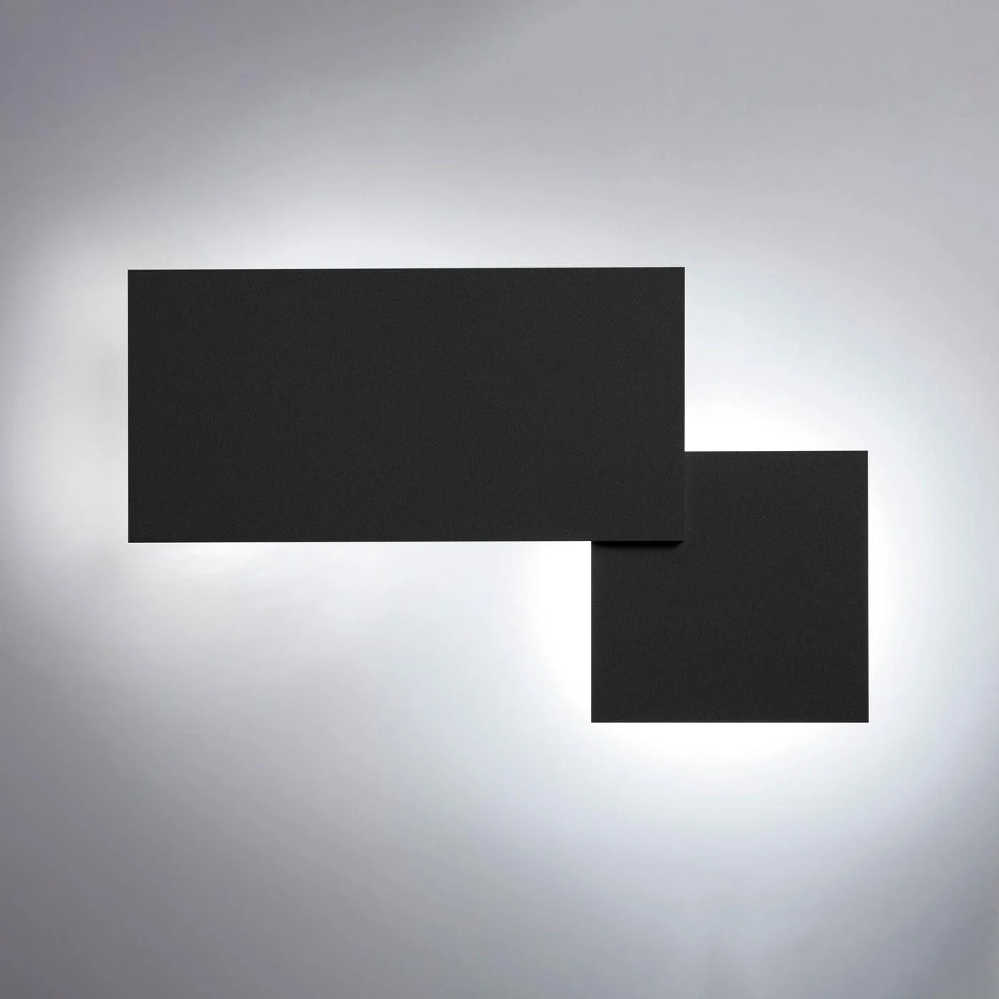 Puzzle-Black-Rectangle-and-Square-Lit-Front-View