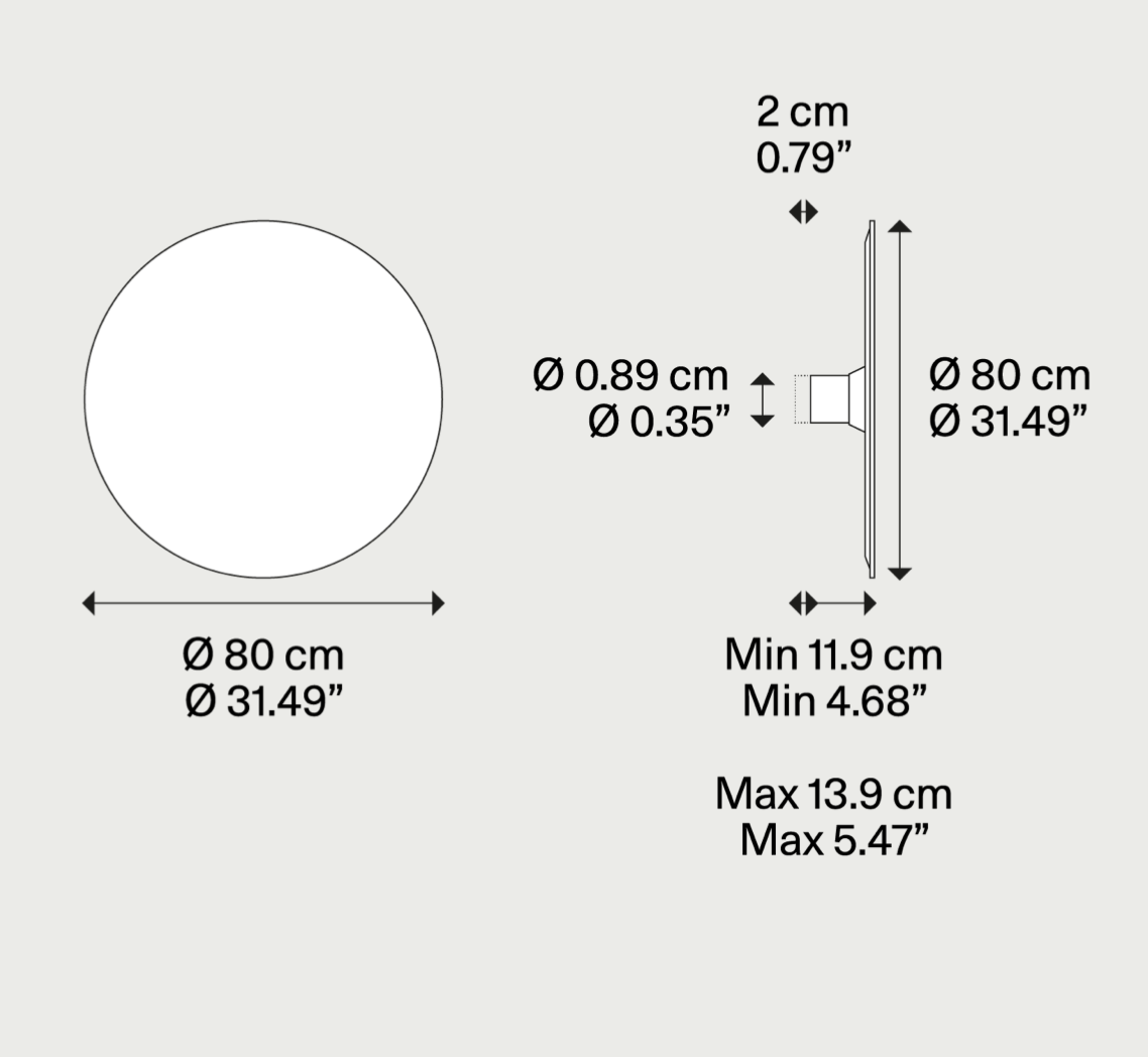 Puzzle Mega Wall or Ceiling Light, Round, LED, Triac Dim, IP20