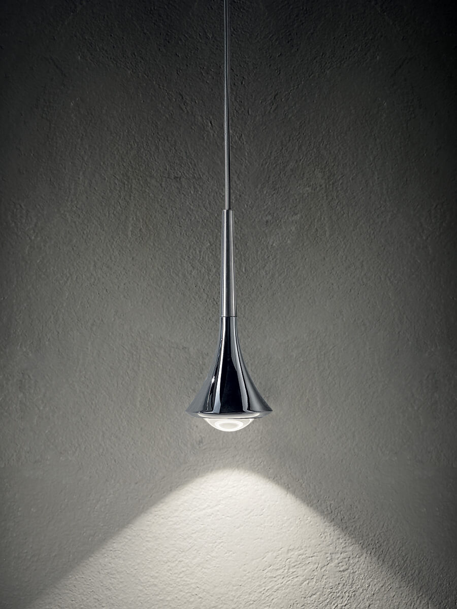 Rain Pendant, Blacks, LED, Triac Dim, IP20