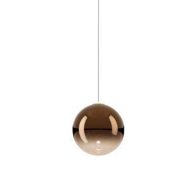 Random Solo Pendant, Bronze Glass, LED, Triac Dim, IP20