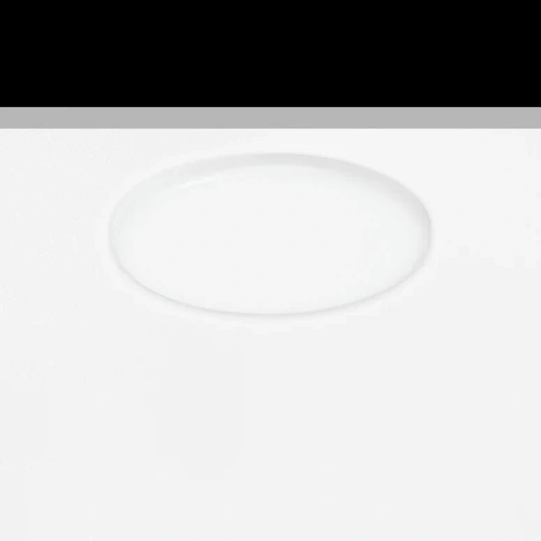 Sol Semi-Flush Downlight, Medium, Round, White, 11.5W, LED, Dim, IP54