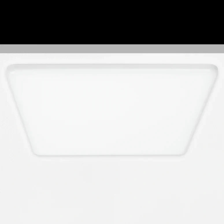 Sol Semi-Flush Downlight, XL, Square, White, 25W, LED, Dim, IP54