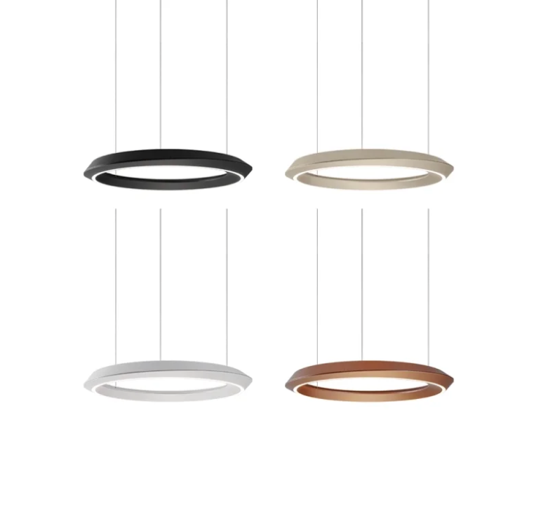 Tidal Pendant, Adjustable, Black, LED, Triac/DALI, IP20