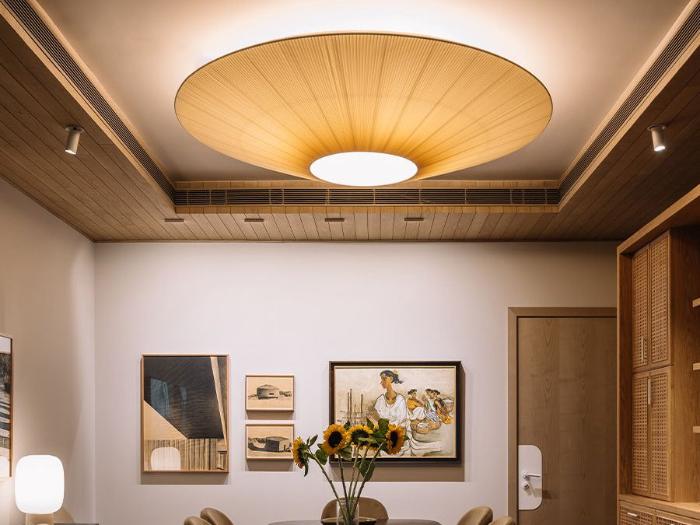 Siam Ceiling, 80 cm, Cream Ribbons, E27, IP20