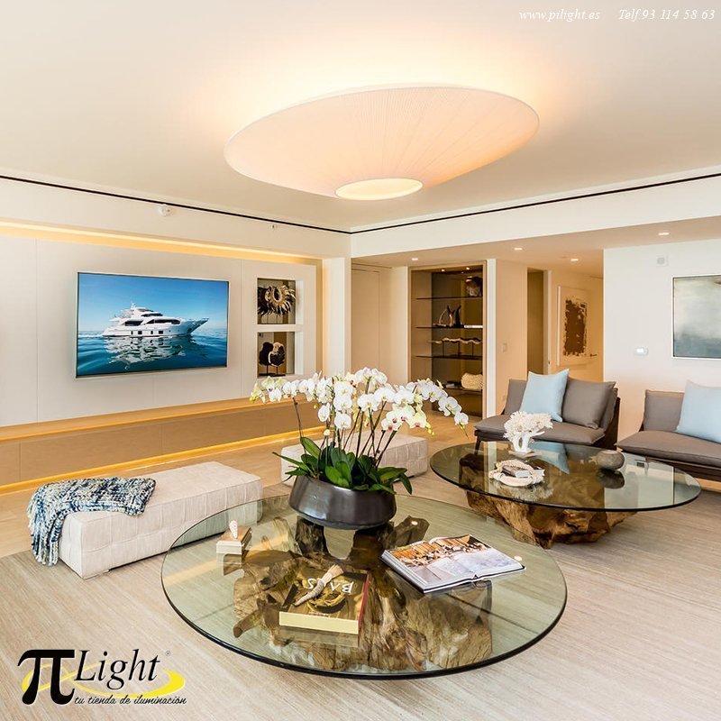 Siam Ceiling, 120 cm, White Ribbons, E27, IP20