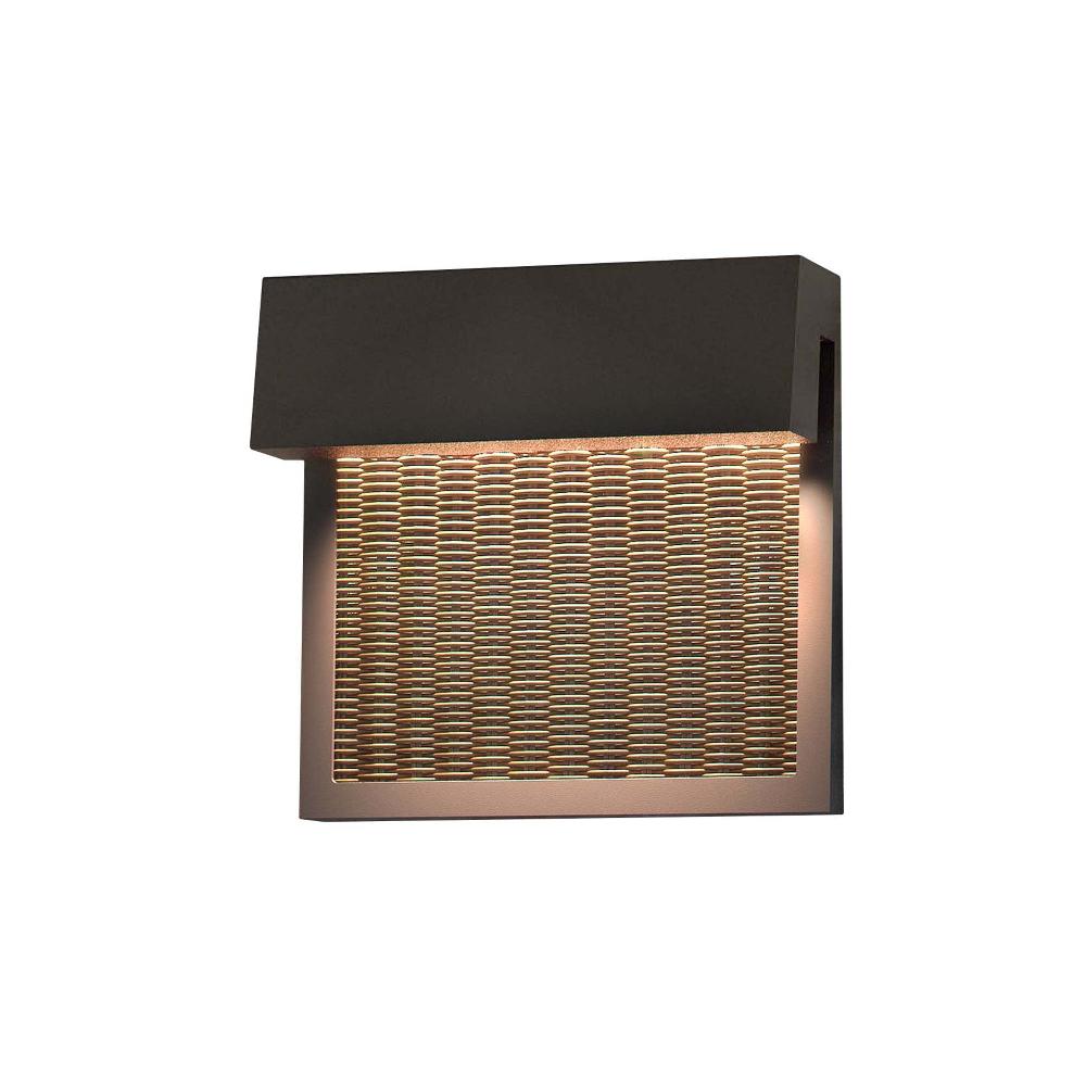 Sisal Wall, Brown Weave, LED, 9.1W, Triac Dim, IP66