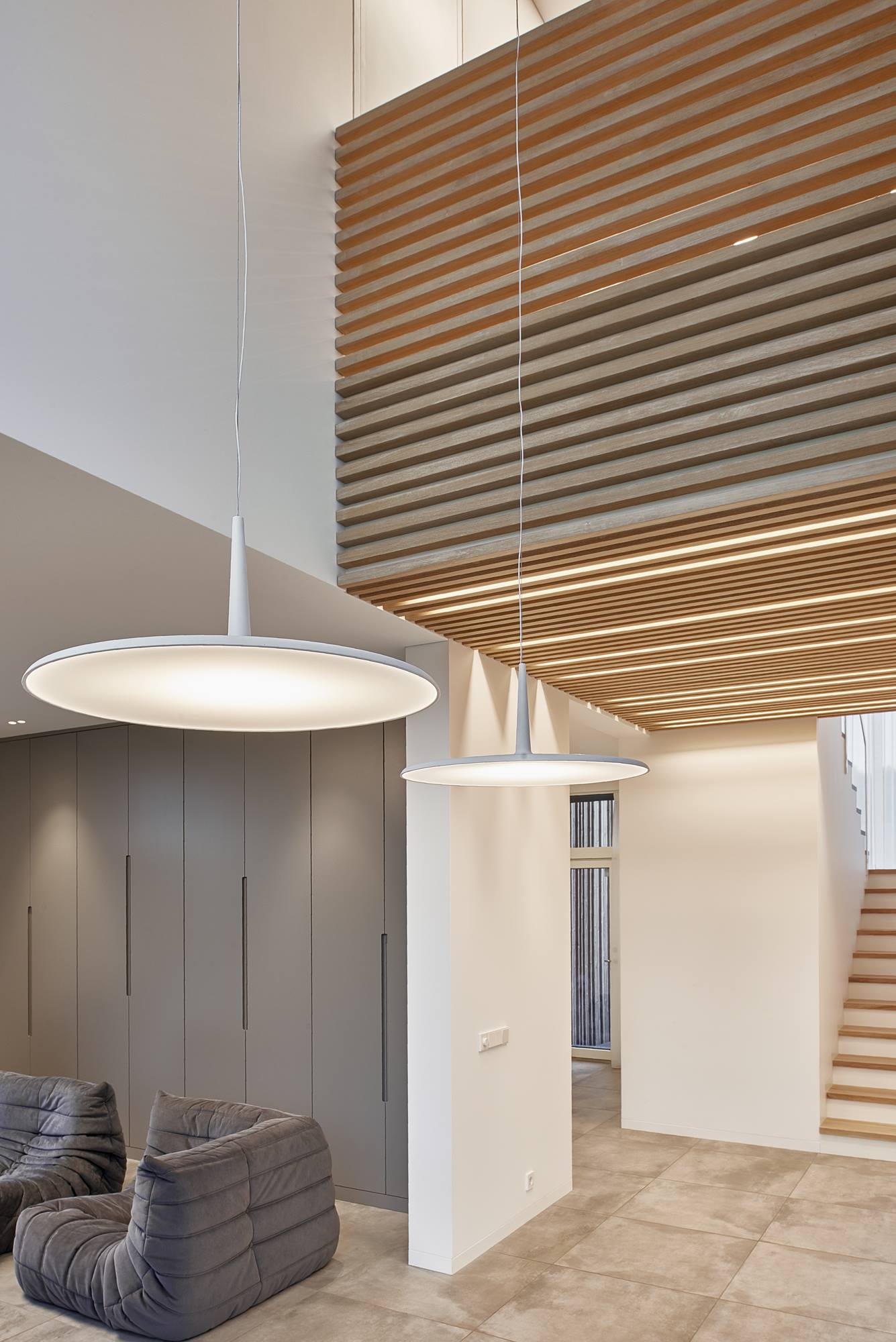 Skan Pendant, 60 cm, Terracotta Red, 13.9W, LED, Dim