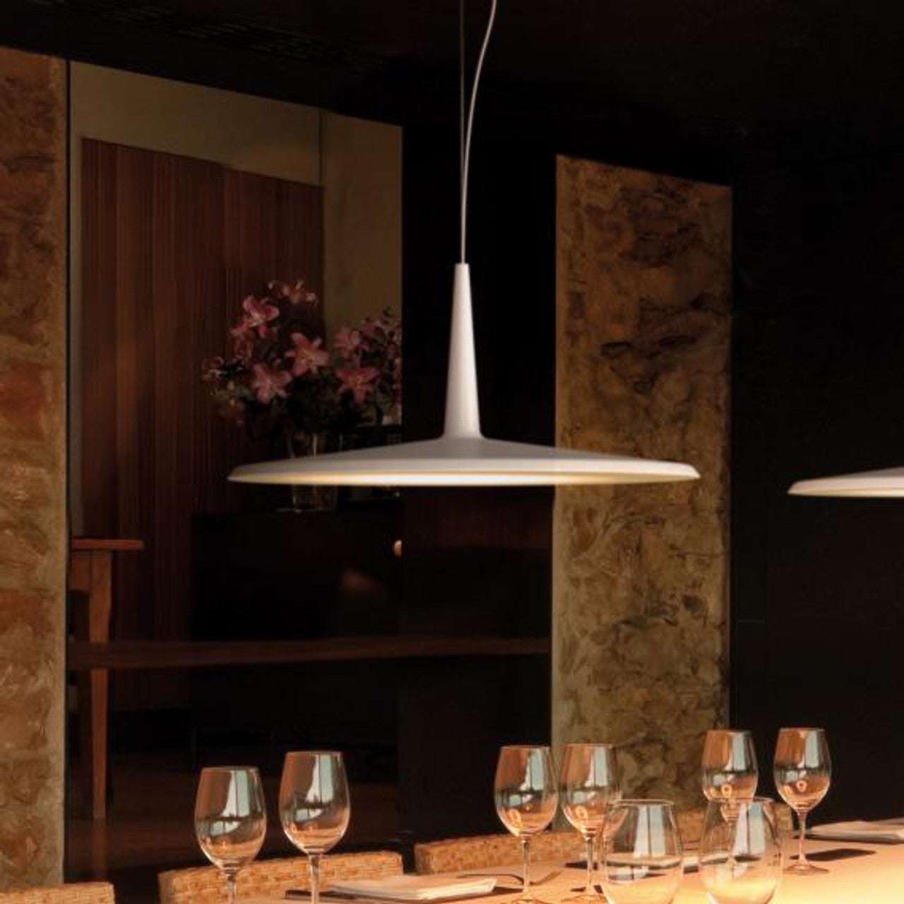 Skan Pendant, 60 cm, Terracotta Red, 13.9W, LED, Dim