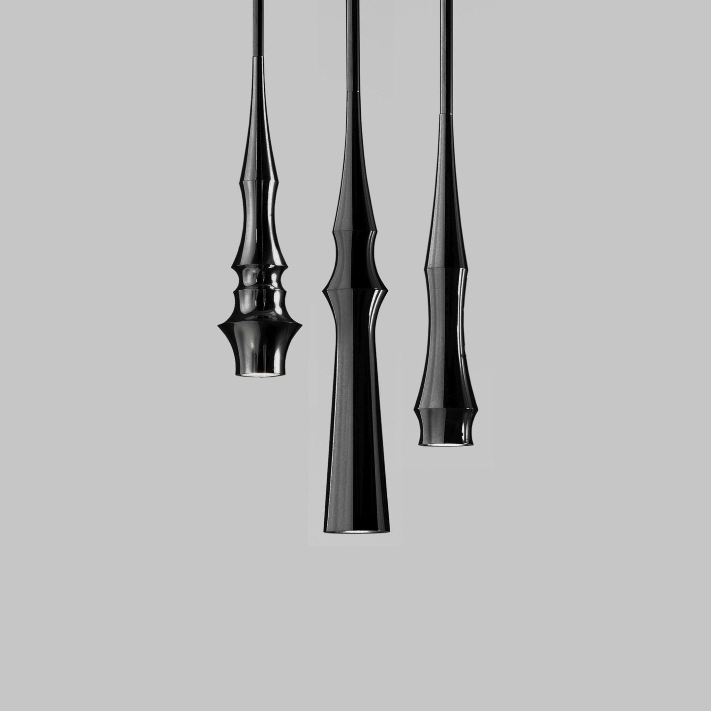 Slend Pendant 3, Black, GU10, IP20