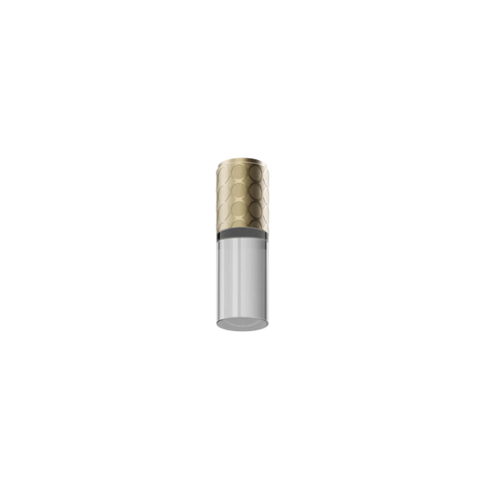 Smug Ceiling, Short, Gold with Clear Crystal, Short, LED, 3K, 1289 lm, Triac Dim