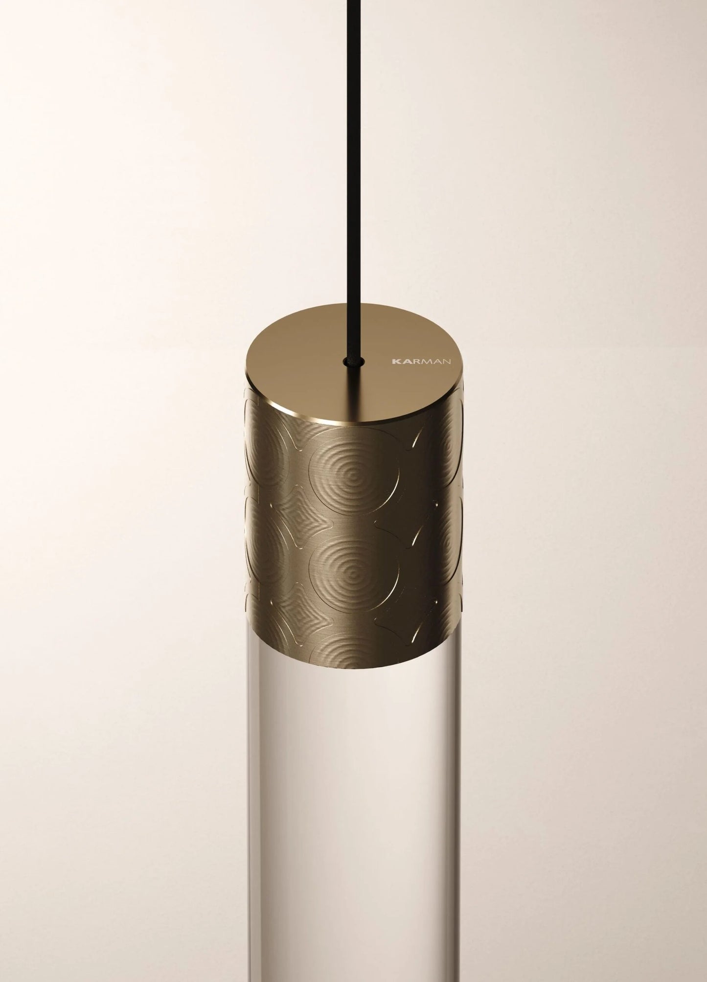 Smug Pendant, Long, Black with Clear Crystal, Short, LED, 3K, 1289 lm, Triac Dim