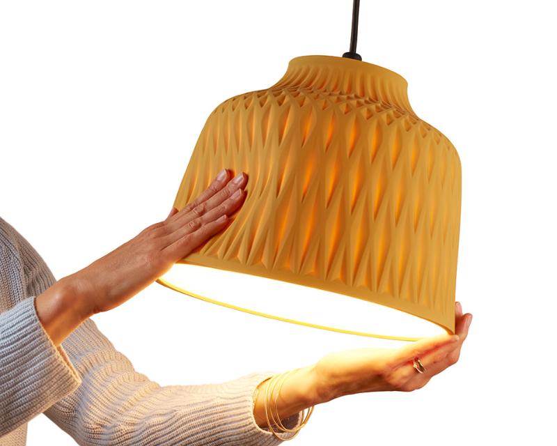 Soft Pendant, Orange, E27, Triac Dim, IP44