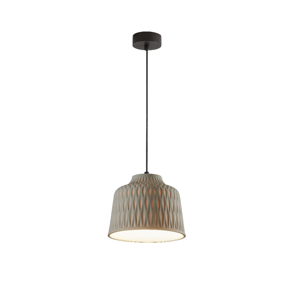 Soft Pendant, Grey, E27, Triac Dim, IP44
