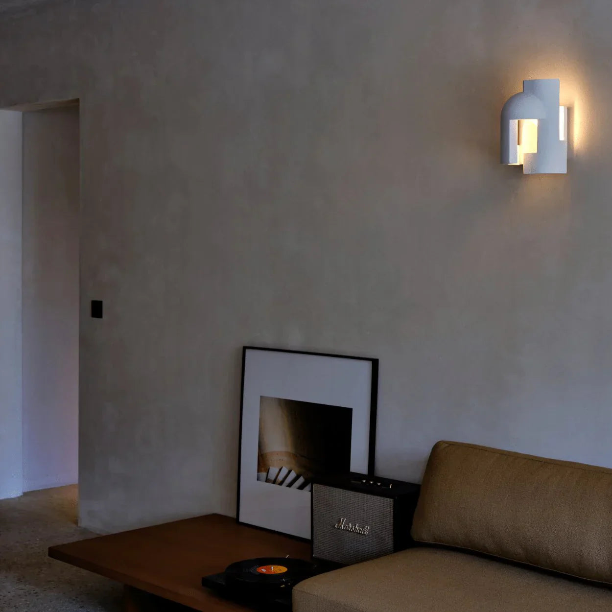 Soul 2 Wall, White Plaster, LED, Triac Dim, IP20