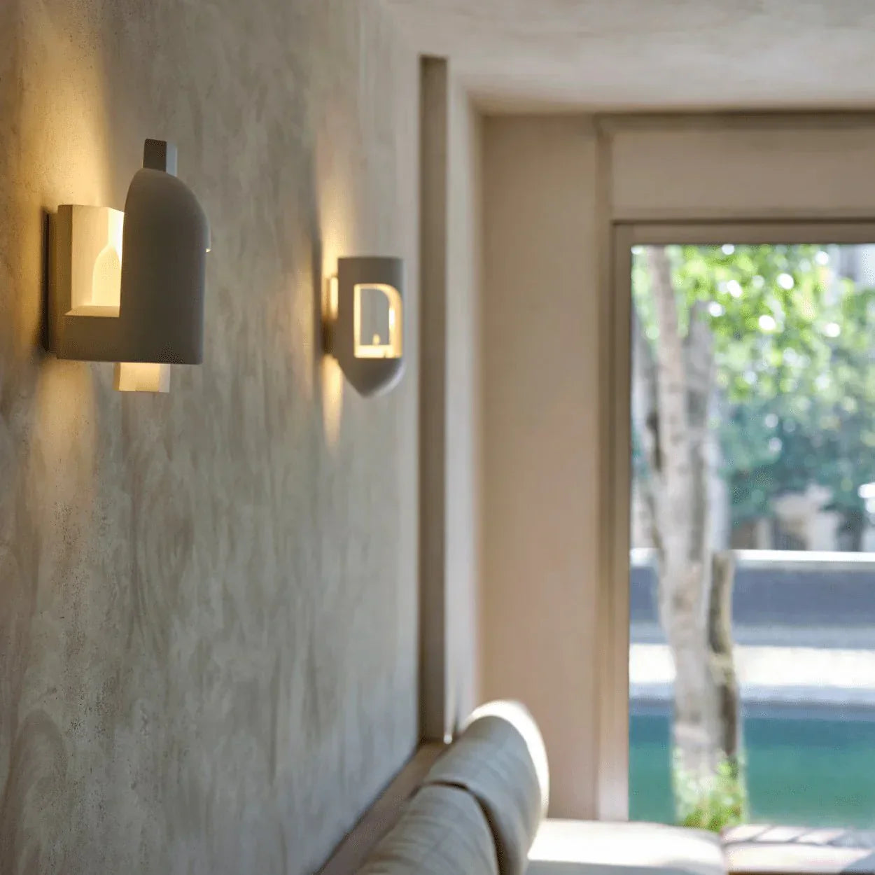 Soul 2 Wall, White Plaster, LED, Triac Dim, IP20